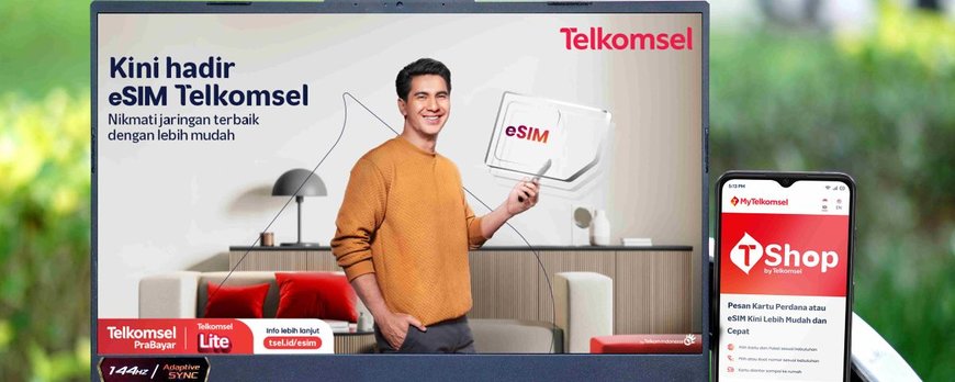 Telkomsel Resmi Luncurkan Layanan eSIM, Pelanggan Bebas Pilih Nomor Sendiri dengan Ragam Paket Bernilai Tambah Hadirkan Pengalaman Seamless yang Mudah dan Praktis